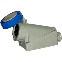 Силовая розетка стационарная 3Р+N+PE 400V 16A IP67 серо-синяя 2626-137 ENEXT