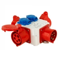 Монтажный набор-разветвитель - 32A 3P+N+PE 400V/ 2x32A 3P+N+PE 400V 1x16A 3P+N+PE 400V 2x16A 2P+PE 250V 406-016 ENEXT
