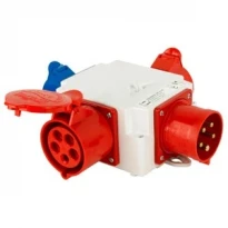 Монтажный набор-разветвитель - 32A 3P+N+PE 400V/ 1x32A 3P+N+PE 400V 1x16A 3P+N+PE 400V 1x16A 2P+PE 250V 409-016 ENEXT