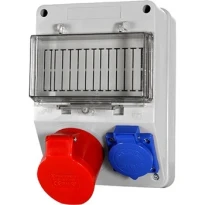 Монтажный набор - 32А 3Р+N+PE 220/400V 16A 2P+PE 250V клеммная колодка 5х6мм.кв 6265-130 ENEXT