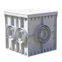 Колодязь кабельний пластиковий e.manhole.300.300.300.6.cover з кришкою CP303032 E.NEXT