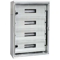 Ударопрочный шкаф из АБС-пластика на 88 модулей e.plbox.500.700.245.88m.tr накладной IP65 CP5116 E.NEXT