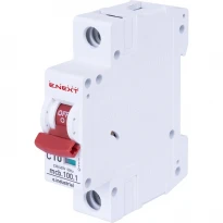 Автомат для электропроводки 10A 10kA 1 полюс тип C e.industrial.mcb.100.1.C10 i0180002 E.NEXT