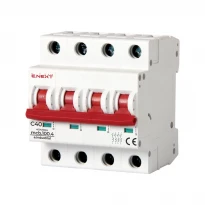 Выключатель электрический 40A 10kA 4 полюса тип C e.industrial.mcb.100.4.C40 i0180034 E.NEXT