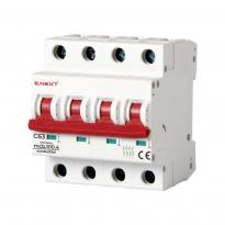 Автоматичний вимикач 63A 10kA 4 полюси тип C e.industrial.mcb.100.4.C63 i0180036 E.NEXT