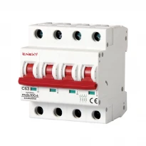 Автомат защиты сети 63A 10kA 4 полюса тип C e.industrial.mcb.100.4.C63 i0180036 E.NEXT