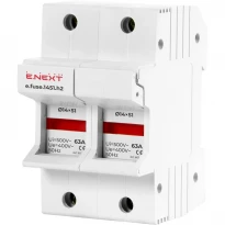 Тримач запобіжника на DIN-рейку під запобіжник 14х51 e.fuse 25-63A 230/400V i0300005 E.NEXT