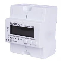Лічильник e.control.w08 10(100)А 3-фазний електронний клас 1.0 (некомерційний) RS485 i0310038 ENEXT