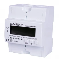 Лічильник e.control.w09 5А/СТ 3-фазний електронний клас 1.0 (некомерційний) RS485 i0310039 ENEXT