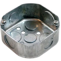 Коробка розпаювальна e.industrial.pipe.db для труб металева восьмикутна i0520002 E.NEXT