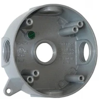 Коробка монтажна металева e.industrial.pipe.db.round.thread.5.x.1/2" кругла на 5 різьбових отворів 1/2" i0530010 E.NEXT