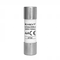 Плавка вставка типорозмір 10х38 e.fuse 4A 500V i0610012 E.NEXT
