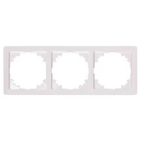Рамка e.lux.10064L.3.fr.white 3 поста белая серия LUX ins0040053 ENEXT