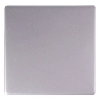 Клавіша e.lux.11011L.pn.aluminium одинарна "алюміній" серія LUX ins0040094 ENEXT