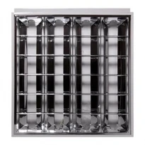 Светильник растровый люминесцентный встроенный e.lum.raster.flush.4.20.b T8 G13 4x18W ЭмПРА l001037 E.NEXT