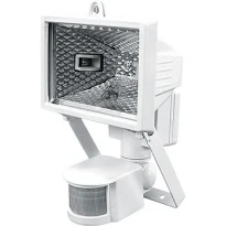 Прожектор під галогенну лампу e.halogen.move.500.white з датчиком руху R7s 500W IP54 білий l003011 E.NEXT
