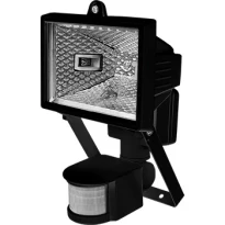 Прожектор під галогенну лампу e.halogen.move.500.black з датчиком руху R7s 500W IP54 чорний l003012 E.NEXT