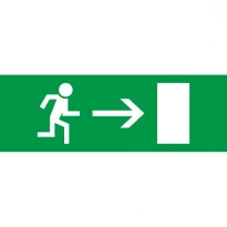 Самоклеящаяся этикетка "Стрелка направо" для аварийных светильников 297 e.pict.right.280.95 l0660086 ENEXT