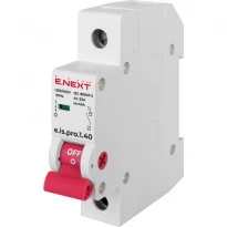 Выключатель нагрузки на DIN-рейку e.is.1.40 1р 40А p008017 E.NEXT
