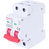Автоматический выключатель 25A 6kA 2 полюса тип B e.mcb.pro.60.2.B25 p041019 E.NEXT