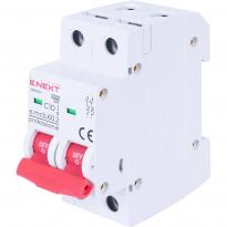Автоматичний вимикач 10A 6kA 2 полюси тип C e.mcb.pro.60.2.C10 p042016 E.NEXT