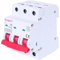 Выключатель электрический 40A 6kA 3 полюса тип C e.mcb.pro.60.3.C40 p042035 E.NEXT