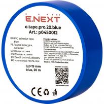 Изолента синяя e.tape.pro.20.blue 20м p0450012 E.NEXT
