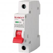 Автоматичний вимикач 1A 6kA 1 полюс тип D e.mcb.pro.60.1.D1 p0710001 E.NEXT