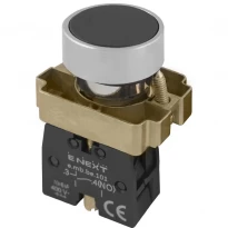 Кнопка управления черная без фиксации 1NO e.mb.ba21 p0810106 ENEXT