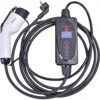 Переносна станція для заряду електромобілів e.charge.portable.T1-SCHUKO.1L3 230V 6-16А роз'єм: SCHUKO/Т1 довжина: 1м/4м 3,6kW p085001 ENEXT