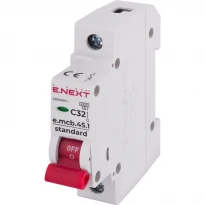 Электро-автомат 32A 4,5kA 1 полюс тип C e.mcb.stand.45.1.C32 s002011 E.NEXT