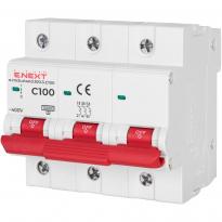 Модульний автоматичний вимикач e.mcb.stand.100.3.C100 3 полюси 100А тип C 10кА s002214 ENEXT