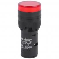 Сигнальна лампа LED e.ad22.12.red AC/DC 12V червона s009019 E.NEXT