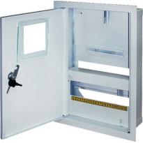 Шкаф для электросчетчика металлический на 12 модулей e.mbox.stand.w.f1.12.z вмонтированный IP30 s0100006 E.NEXT