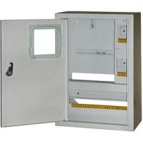 Шкаф для электросчетчика металлический на 16 модулей e.mbox.stand.n.f1.16.z накладной IP30 s0100009 E.NEXT