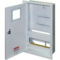 Шкаф для электросчетчика металлический на 12 модулей e.mbox.stand.w.f3.12.z вмонтированный IP30 s0100010 E.NEXT