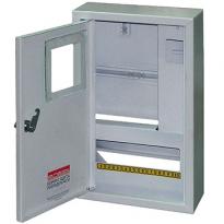 Шкаф для электросчетчика металлический на 10 модулей e.mbox.stand.n.f1.10.z накладной IP30 s0100015 E.NEXT
