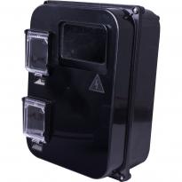 Шафа для електролічильника пластикова на 8 модулів e.mbox.stand.plastic.n.f3 накладна IP54 s0110003 E.NEXT
