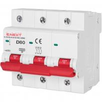 Модульний автоматичний вимикач e.mcb.stand.100.3.D80 3 полюси 80А тип D 10кА s026002 ENEXT