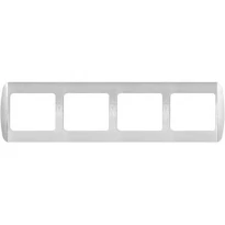Рамка 4 поста e.install.stand.frame.4.cer серія STANDART CER біла s035049c ENEXT