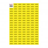 Самоклеюча наклейка "400В" e.sticker.voltage.400.1 40х20мм жовто-чорна 102 шт/лист s053318 ENEXT