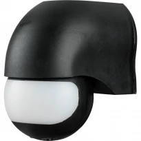 Датчик движения e.sensor.pir.12.black настенный черный 180° IP44 s061010 E.NEXT