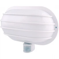 Світильник настінний з датчиком руху e.sensor.lum.69.e27.white білий 180° E27 IP44 s061026 ENEXT