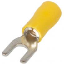 Изолированный наконечник вилочный медный e.terminal.stand.sv.1,25.3,2.yellow 0,5-1,5мм.кв. желтый (100шт) s2036002 E.NEXT