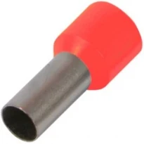 Изолированный наконечник втулочный медный e.terminal.stand.e1008.red 1мм.кв. красный (100шт) s3036015 E.NEXT