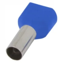 Изолированный наконечник медный e.terminal.stand.te.2.0.75.blue 2x0,75мм.кв. голубой (100шт) s4037002 E.NEXT