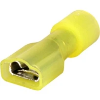 Наконечник соединитель изолированный серии FN медный e.terminal.stand.fdfn5.5.250.yellow 4-6мм.кв. желтый (100шт) s4039002 E.NEXT