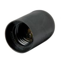 Патрон пластиковый E27 e.lamp.socket.E27.pl.black черный s9100009 E.NEXT