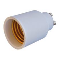 Перехідник e.lamp adapter.GU10/Е27.white з патрону GU10 на Е27 пластиковий білий s9100042 ENEXT
