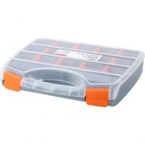 Органайзер-кейс пластиковый e.toolbox.04 серый 320x250x60мм t010007 E.NEXT